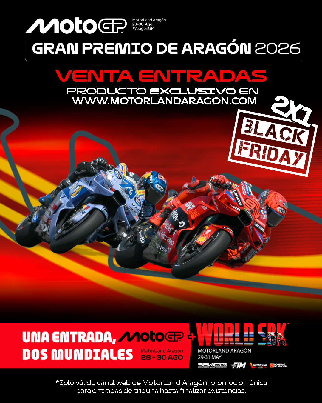 UNA ENTRADA DOS MUNDIALES