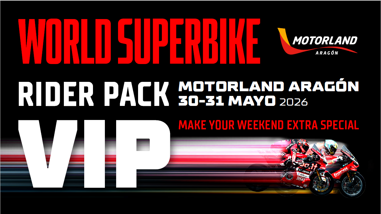 RIDER PACK VIP MOTORLAND ARAGÓN WORLDSBK