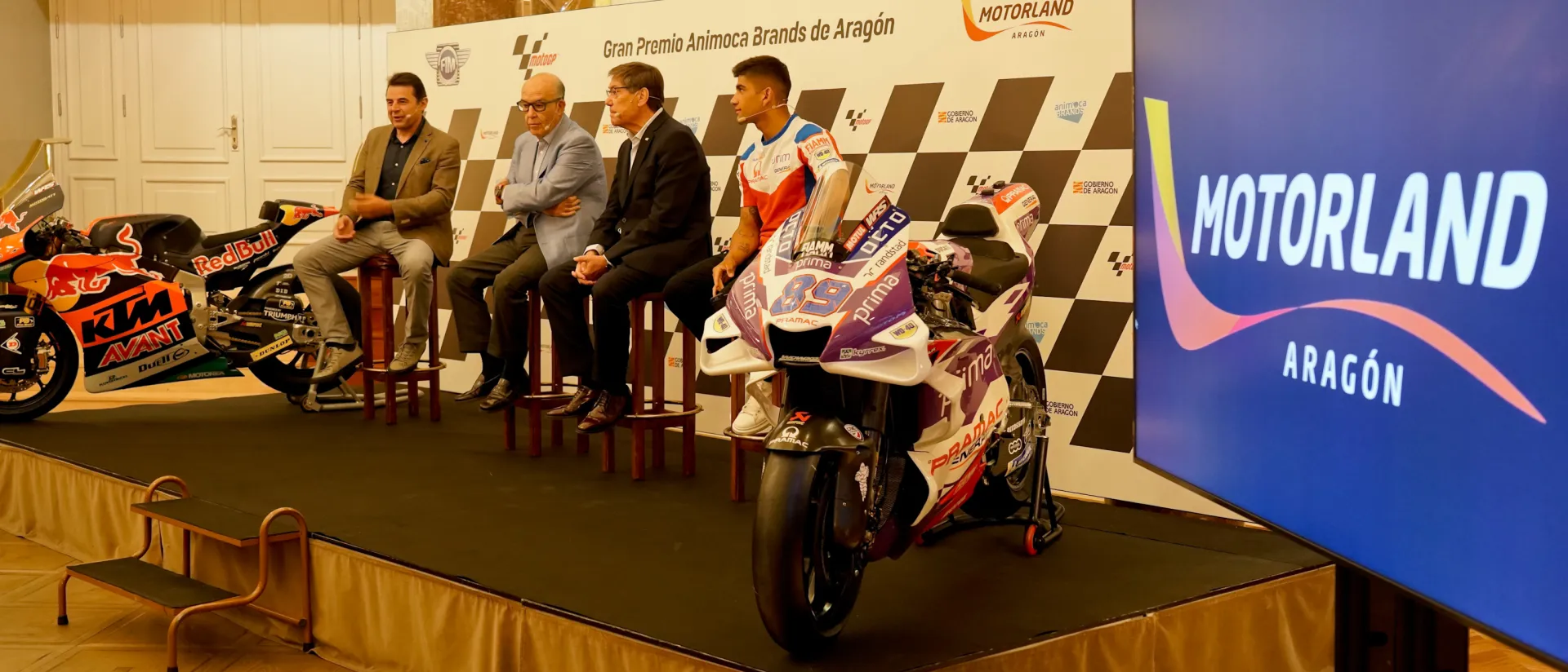 Aragón presenta en Madrid el Gran Premio de MotoGP 2022 Aragón presenta en Madrid el Gran Premio de MotoGP 2022