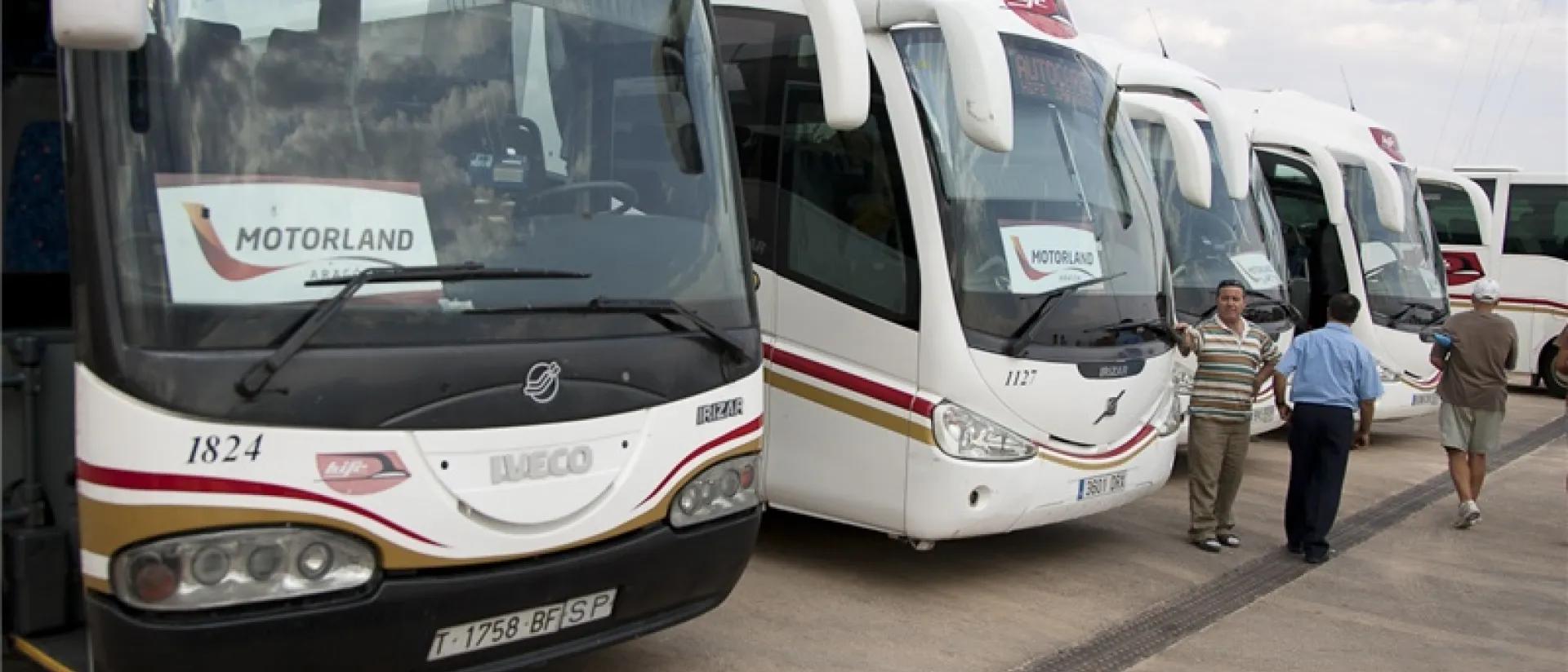 Preparado el dispositivo de autobuses para el Gran Premio Movistar de Aragón de MotoGP Preparado el dispositivo de autobuses para el Gran Premio Movistar de Aragón de MotoGP