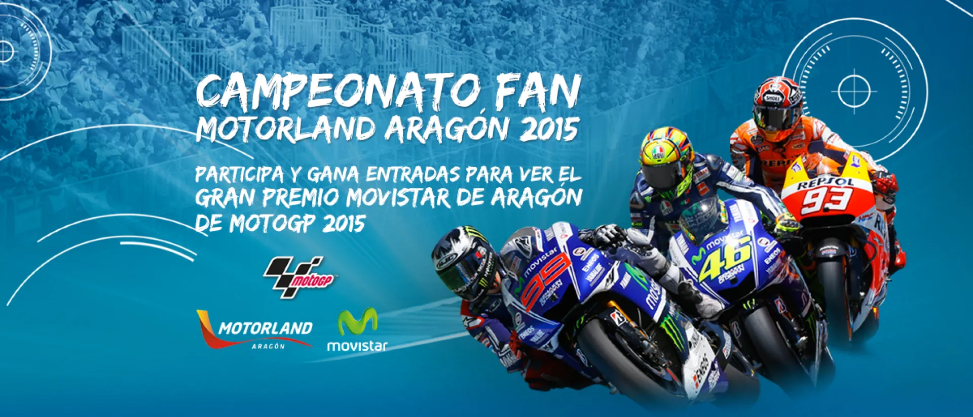 Entradas de paddock y tribuna para el GP de Aragón de MotoGP, premios del III Campeonato Fan MotorLand Entradas de paddock y tribuna para el GP de Aragón de MotoGP, premios del III Campeonato Fan MotorLand