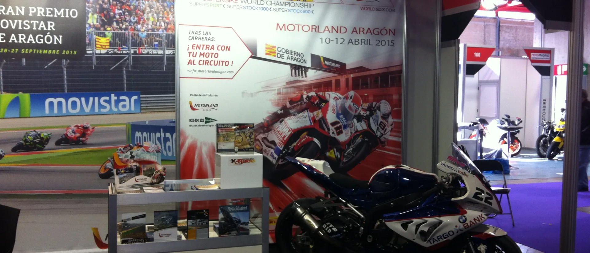 MotorLand, presente en el salón MotoMadrid con la cita de Superbikes en el horizonte