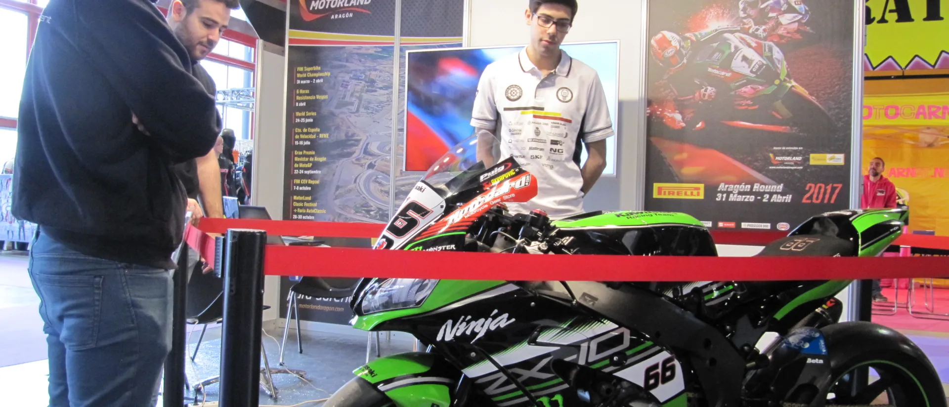 MotorLand se promociona en una multitudinaria nueva edición del salón MotoMadrid MotorLand se promociona en una multitudinaria nueva edición del salón MotoMadrid