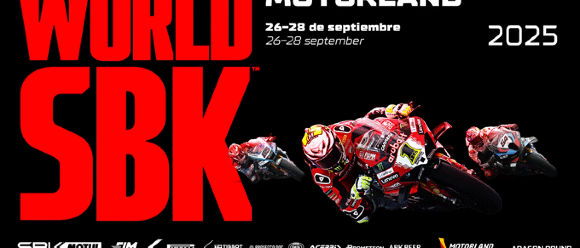 MotorLand lanza la venta de entradas para Aragón Round de WorldSBK 2025 MotorLand lanza la venta de entradas para Aragón Round de WorldSBK 2025
