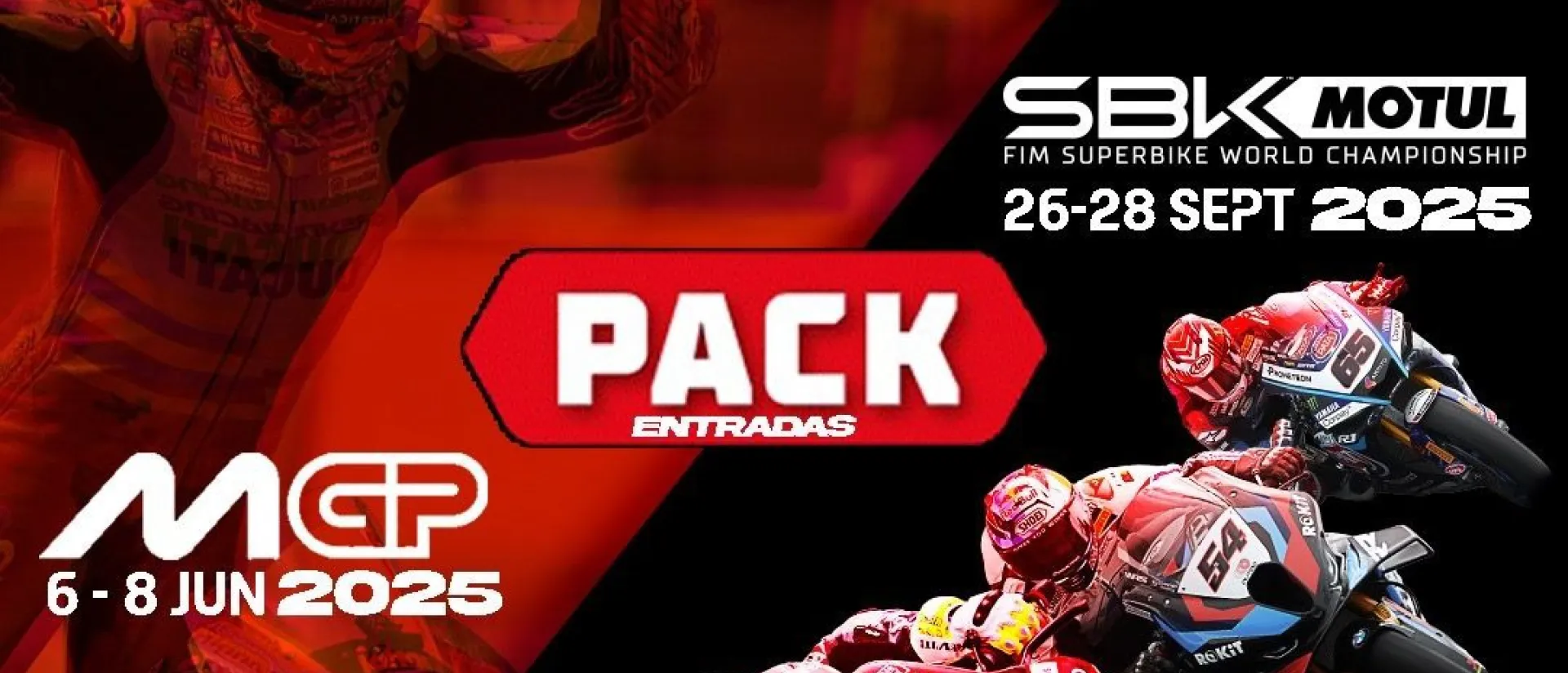 Llega el Pack-Black Friday a MotorLand Aragón con una única entrada MotoGP+WorldSBK y sorteos exclusivos para sus compradores Llega el Pack-Black Friday a MotorLand Aragón con una única entrada MotoGP+WorldSBK y sorteos exclusivos para sus compradores