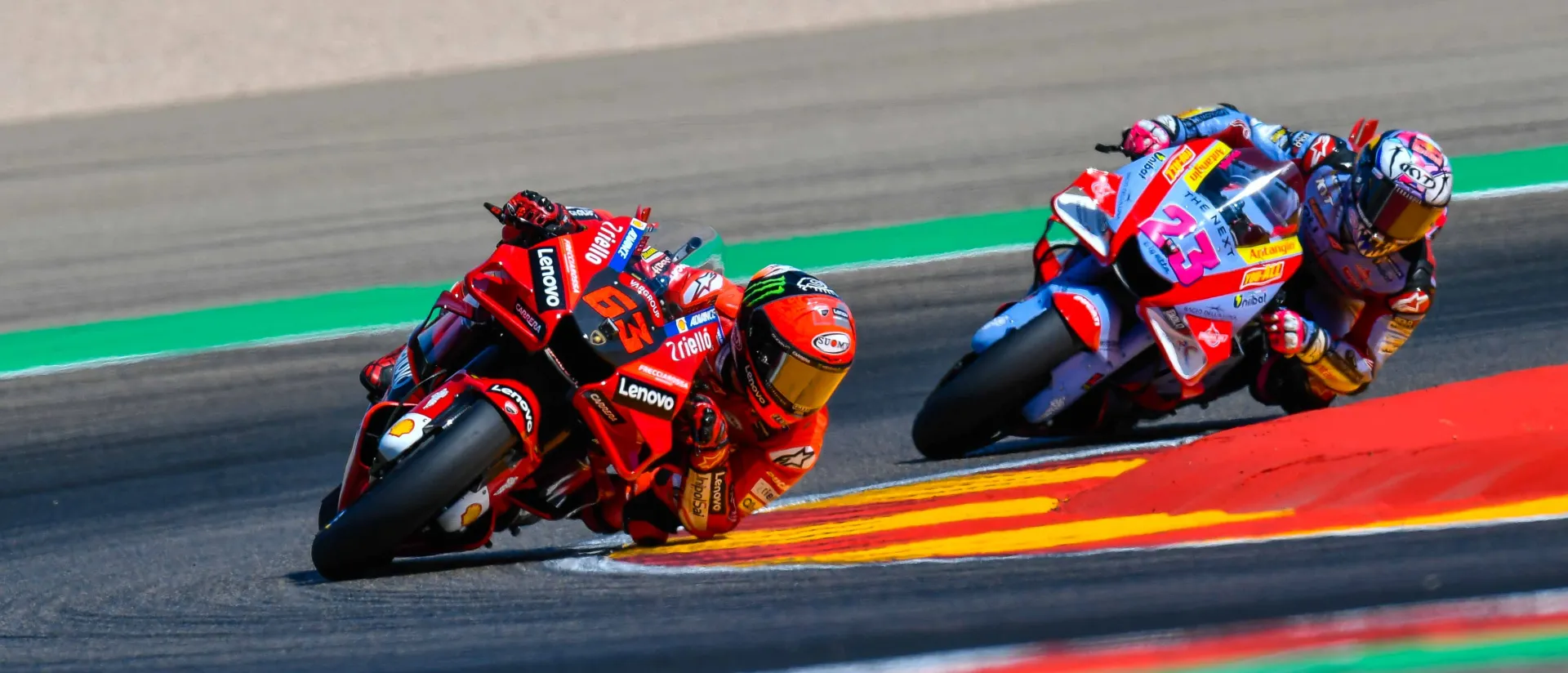 El Gran Premio GoPro de Aragón marcará un nuevo asalto entre Pecco Bagnaia y Jorge Martín con Marc Márquez en busca de su ansiada victoria El Gran Premio GoPro de Aragón marcará un nuevo asalto entre Pecco Bagnaia y Jorge Martín con Marc Márquez en busca de su ansiada victoria