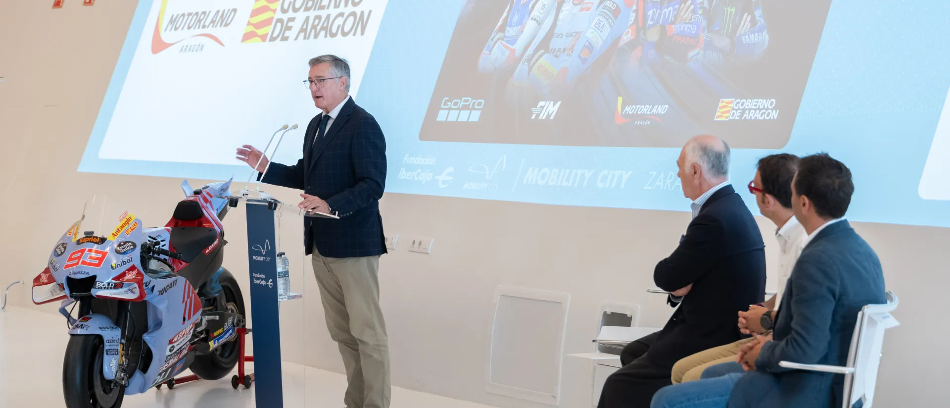 El Gran Premio GoPro de Aragón se presenta oficialmente en el Mobility City de Zaragoza El Gran Premio GoPro de Aragón se presenta oficialmente en el Mobility City de Zaragoza