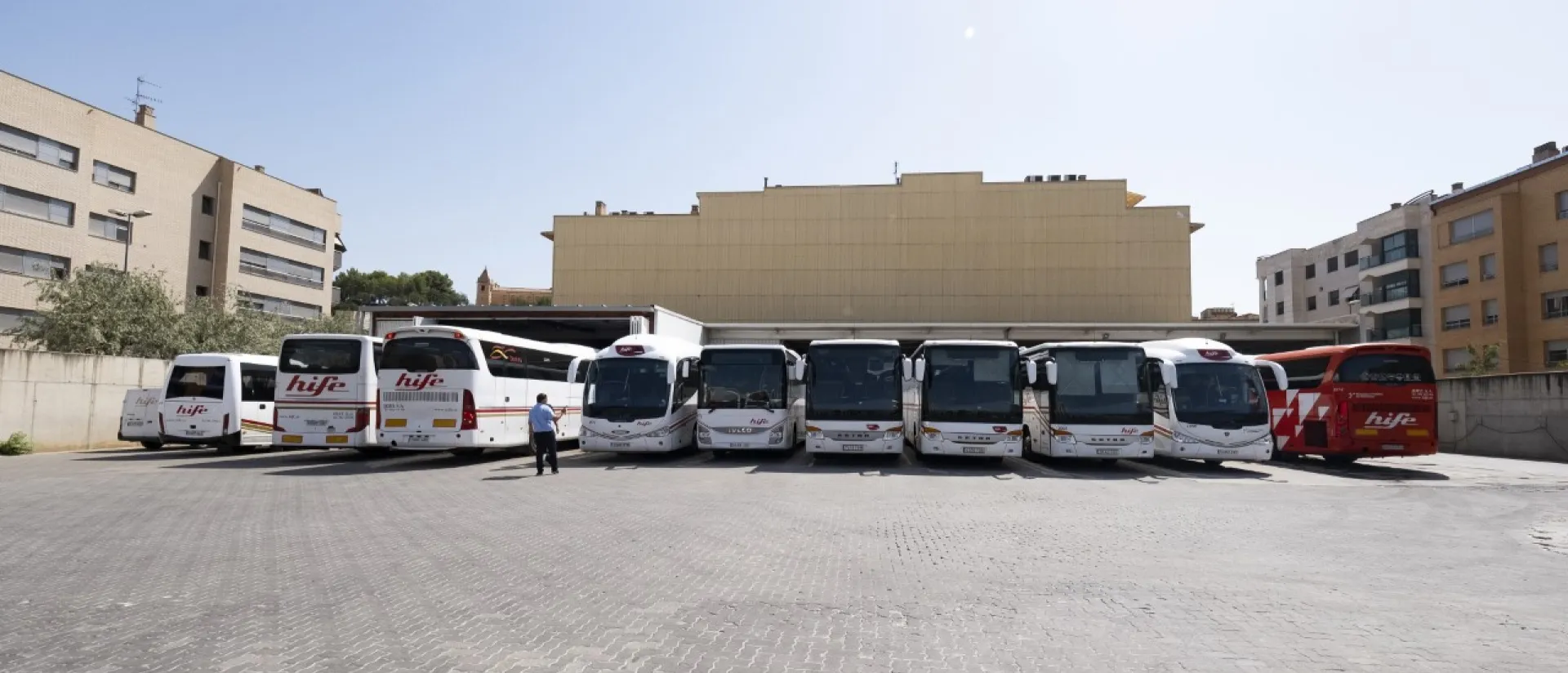 Preparado el dispositivo de autobuses para el décimo Gran Premio de Aragón de MotoGP Preparado el dispositivo de autobuses para el décimo Gran Premio de Aragón de MotoGP