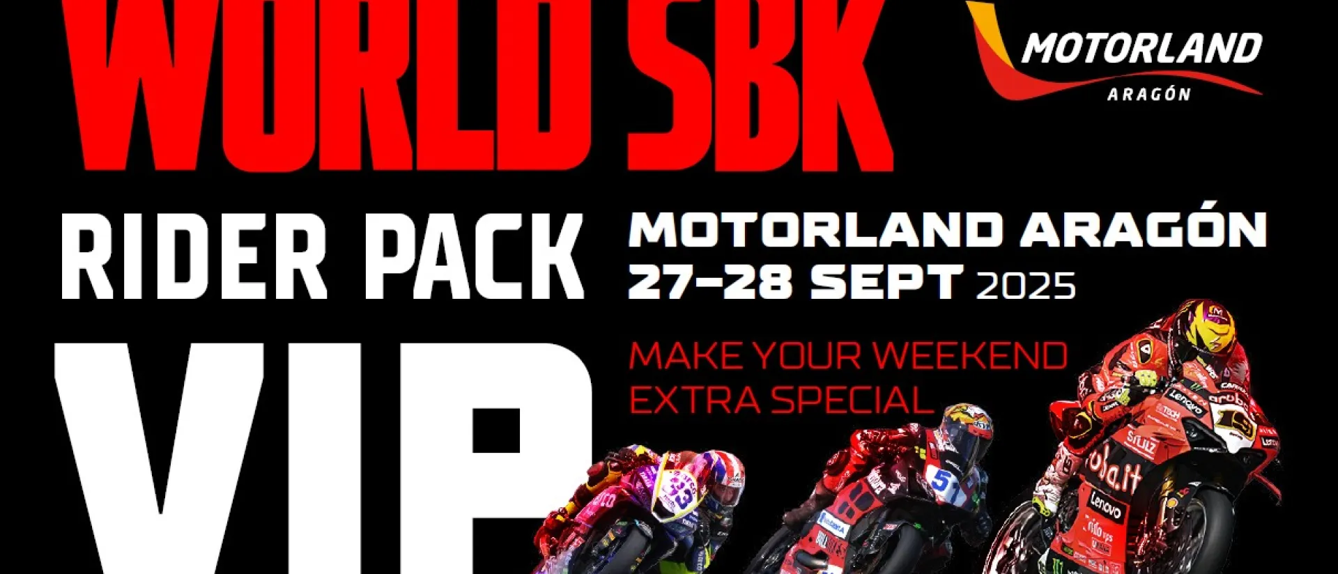 WorldSBK Motorland Aragón VIP Rider Pack 2025