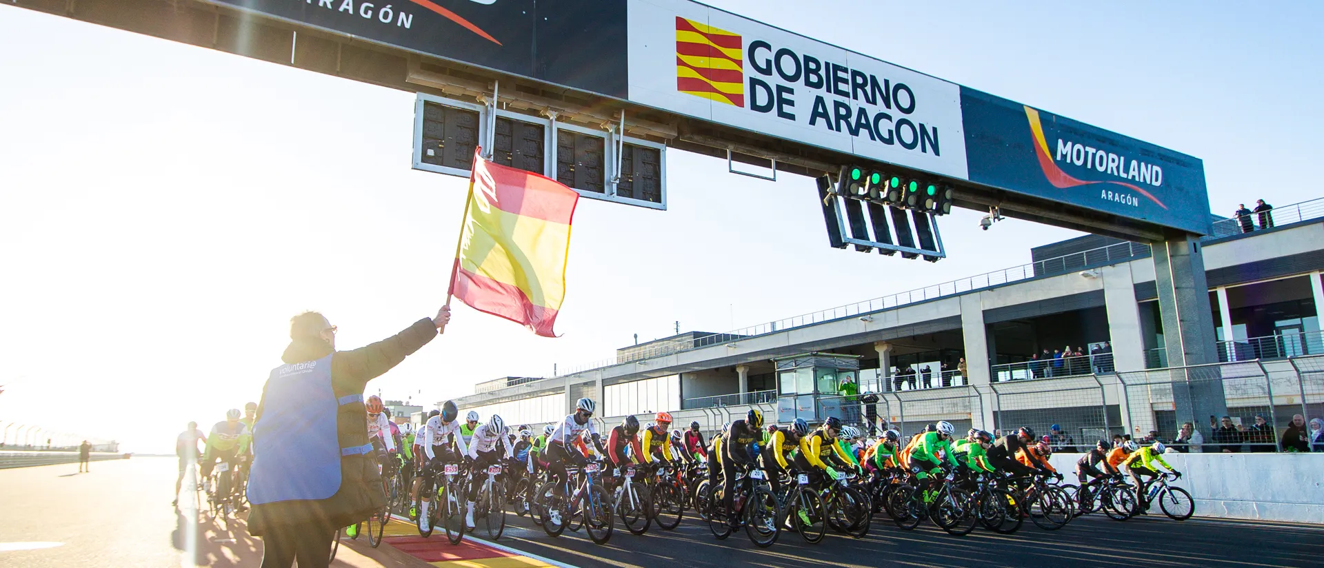 Foto de La Invernal 2025 banderazo de salida de la asociación Los Calatravos