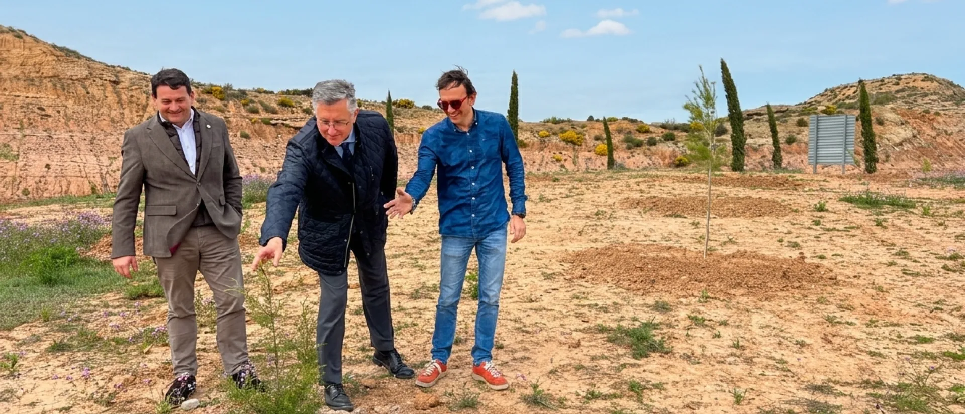 Plan revegetación y reforestación MotorLand Aragón