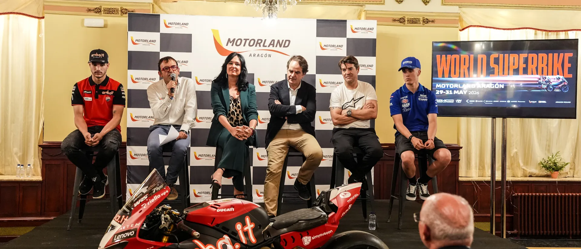 Presentación WorldSBK 2026 en Huesca