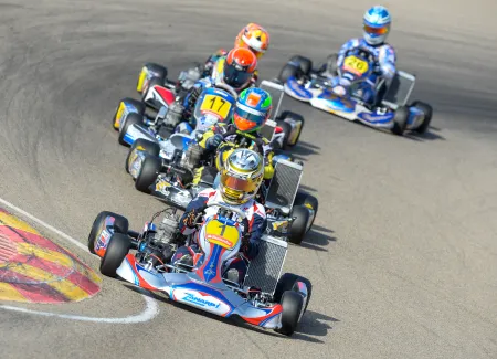 Tandas de karts previas al Campeonato de España de Karting