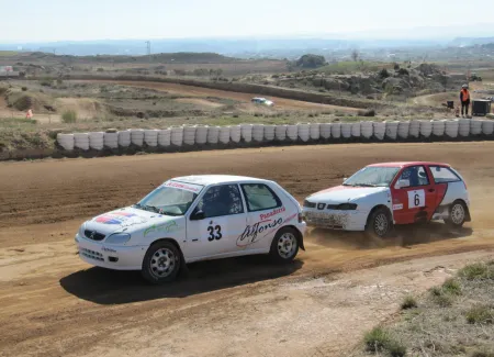 Tandas previas al Campeonato de Aragón de Autocross