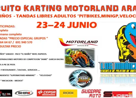 Tandas libres de motos por Los Mañicos