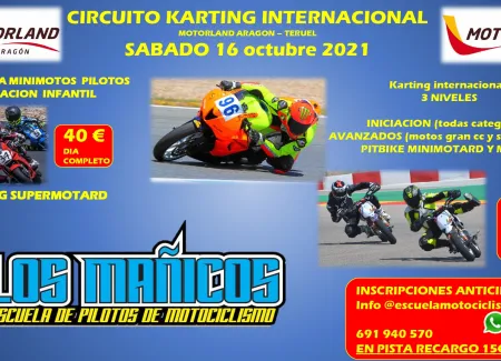 Los Mañicos Racing. Rodada en el Karting Internacional de Motorland Aragón