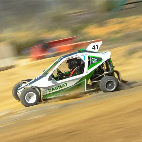 Victorias de Martínez, Mols, Llorente, Batlle y de María en la primera prueba del Nacional de Autocross en MotorLand