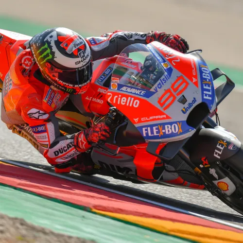 Poles de Lorenzo, Binder y Martín en un trepidante sábado del Gran Premio Movistar de Aragón de MotoGP