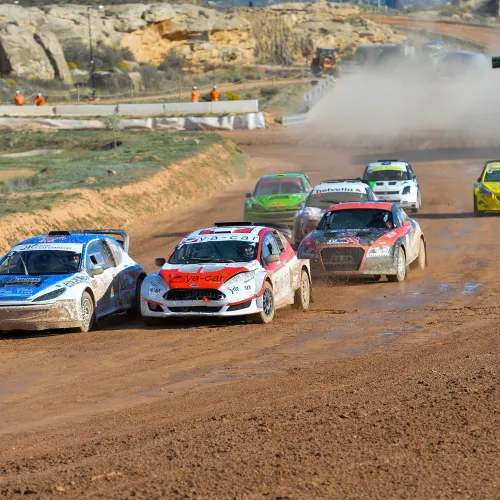 El Campeonato de España de Autocross ya ruge en MotorLand Aragón