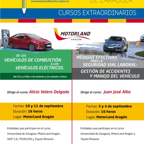 Aplazados al mes de septiembre los cursos de verano de la Universidad de Zaragoza que albergará MotorLand Aragón