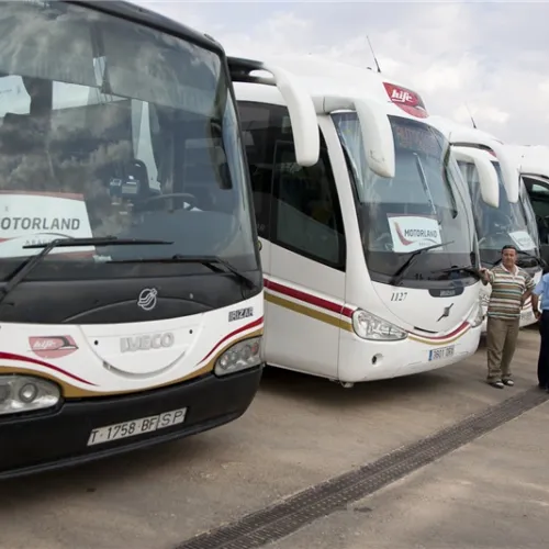 Preparado el dispositivo de autobuses para el Gran Premio Movistar de Aragón de MotoGP 
