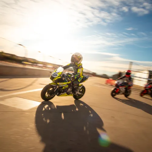 El Karting de Motorland Aragón saca la mejor versión de las futuras estrellas de motociclismo español