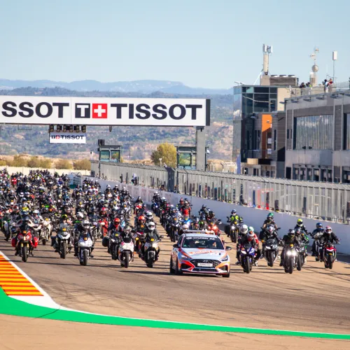 MotorLand permitirá a los aficionados recorrer con su propia moto el circuito en la Fan Bike Parade de la Tissot Aragón Round