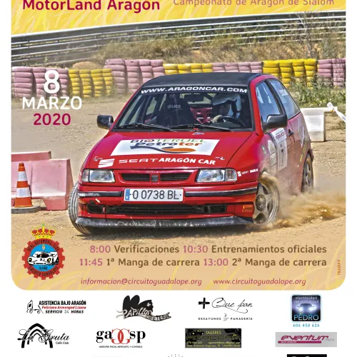 El Campeonato de Aragón de Slalom arranca el domingo en MotorLand Aragón