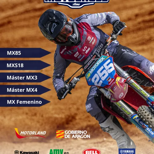 MotorLand Aragón estrena tierras con el Campeonato de España de Motocross