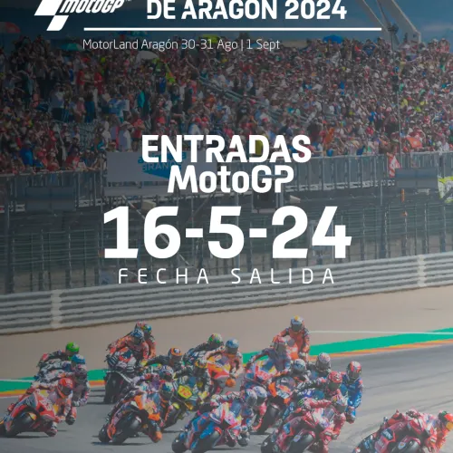 El 16 de mayo se activa la venta de entradas para el Gran Premio GoPro de Aragón