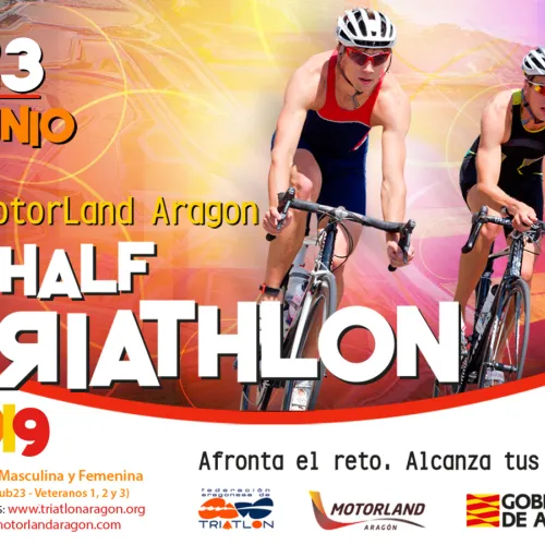 Todo listo para la celebración del I MotorLand Aragon Half Triathlon