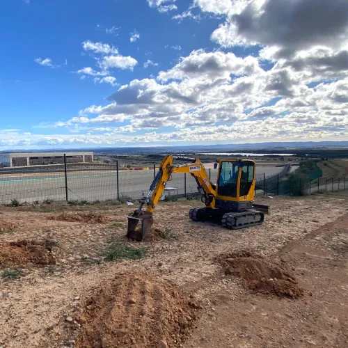 MotorLand Aragón inicia un ambicioso proyecto de revegetación y reforestación en el que se plantarán más de 5.700 ejemplares