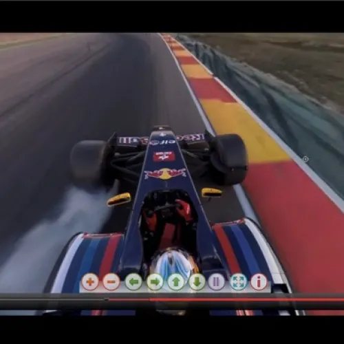 MotorLand enseña su circuito con un vídeo 360 a bordo del FR3.5 de Carlos Sainz Jr