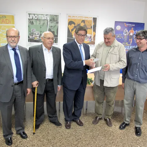 MotorLand Aragón entrega los beneficios de La Invernal a la Agrupación Turolense de Ayuda a la Discapacidad, Atadi