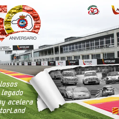 Arrancan los actos del 50 Aniversario del Circuito Guadalope, el precursor de MotorLand