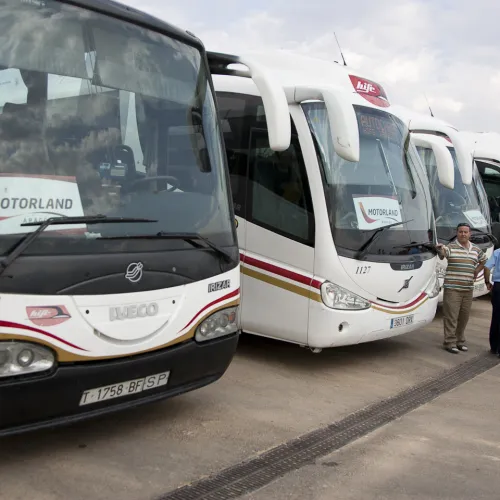Preparado el dispositivo de autobuses para el Gran Premio Movistar de Aragón de MotoGP