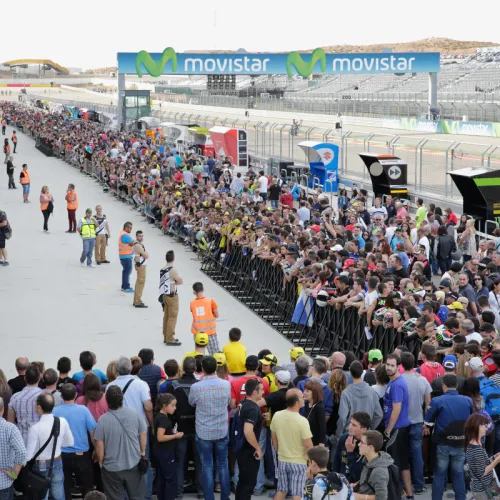 MotorLand celebrará un pit lane walk abierto al público para ver a los pilotos durante el Gran Premio Movistar de Aragón de MotoGP