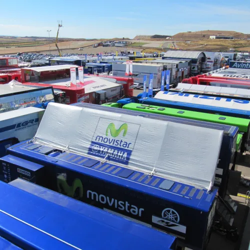 Los equipos y organización de MotoGP ya pueblan el paddock de MotorLand