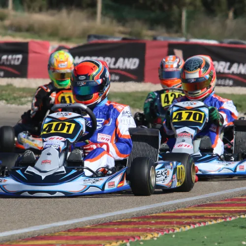 Las 10 finales del aragonés de karting y las Series Rotax, este domingo en MotorLand