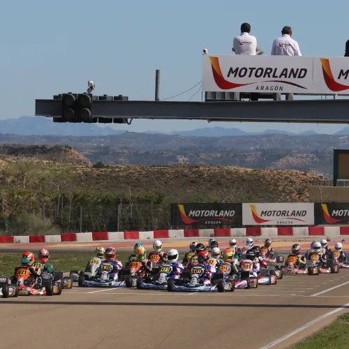 El espectáculo del karting vuelve a MotorLand con el Campeonato de Aragón y las Series Rotax