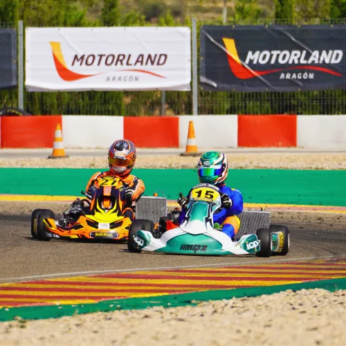 El primer día del Campeonato de España de Karting Finetwork arranca con fuerza en MotorLand Aragón