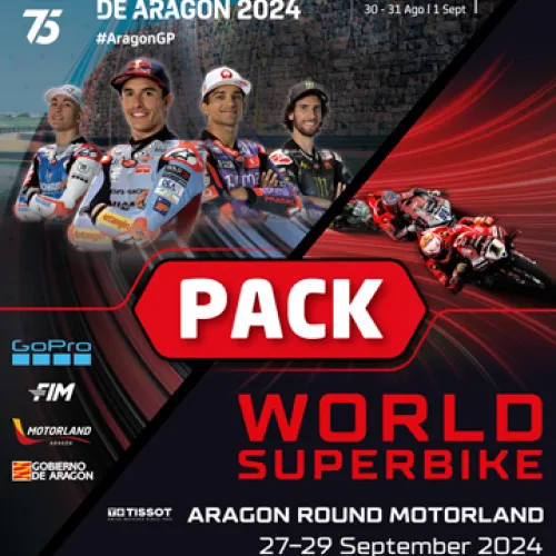 MotorLand Aragón pone a la venta un pack con entradas para MotoGP y WorldSBK por tan sólo 65€
