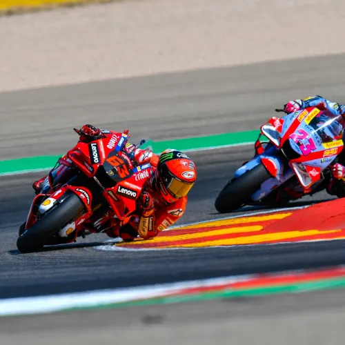 El Gran Premio GoPro de Aragón marcará un nuevo asalto entre Pecco Bagnaia y Jorge Martín con Marc Márquez en busca de su ansiada victoria