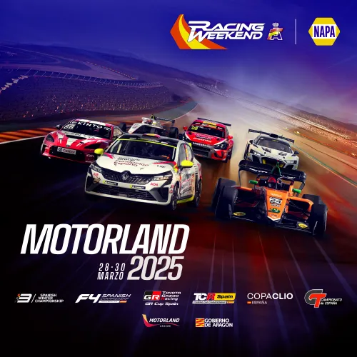 El Racing Weekend traerá mucha competición a MotorLand Aragón, nada menos que seis campeonatos en un mismo fin de semana 