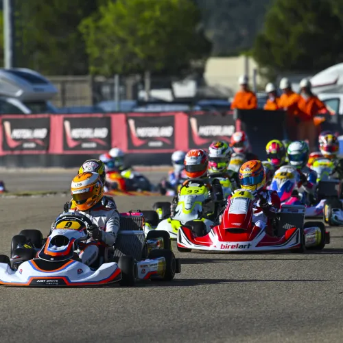 MotorLand Aragón concede las primeras victorias de la temporada del Campeonato de España de Karting 