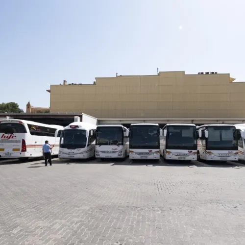 Preparado el dispositivo de autobuses para el décimo Gran Premio de Aragón de MotoGP 