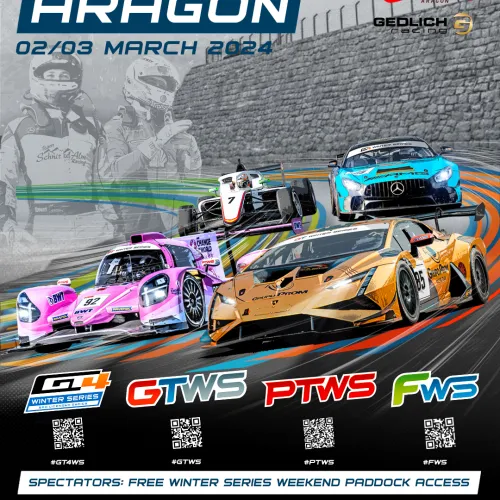 MotorLand Aragón ya encara las primeras carreras de la temporada con la GT Winter Series